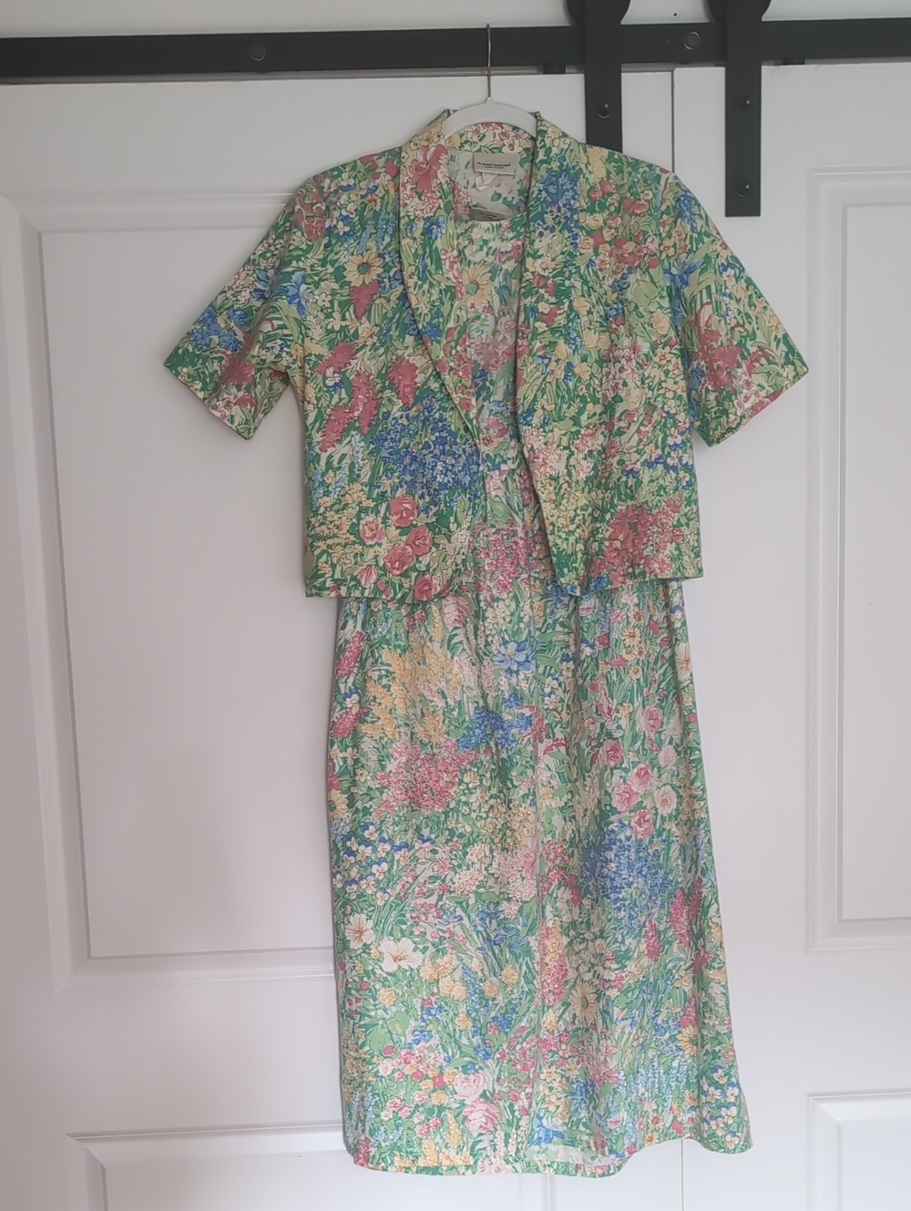 Vintage Vermont Country Store Floral Dress Set Size Small